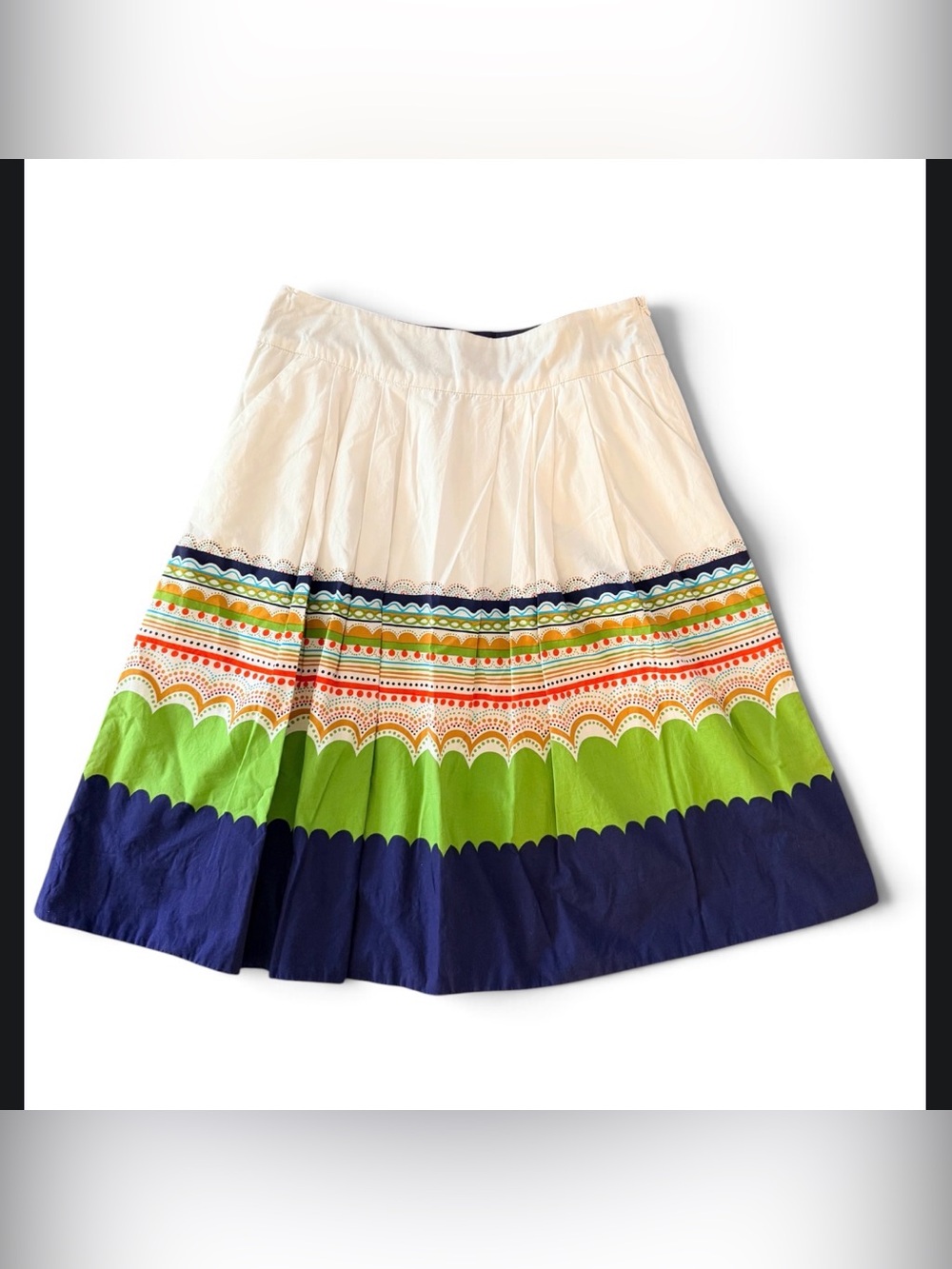 Anthropologie Fei cotton skirt 2/ M